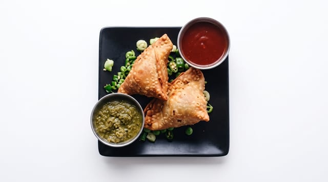 Vegetable Samosa.